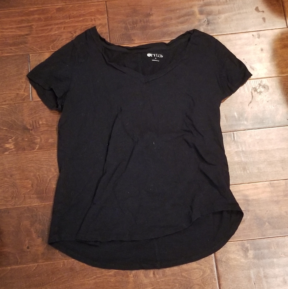 Stylus Womens Black Tee